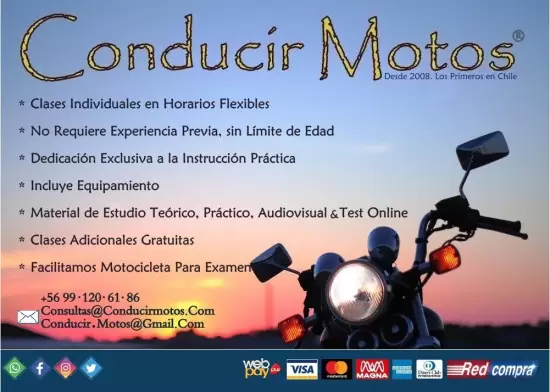 CLASES DE CONDUCCIÓN DE MOTOCICLETAS QUINTA REGIÓN