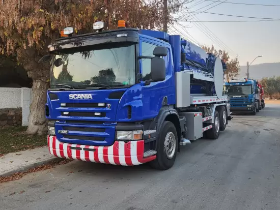 Scania P340 6x2 Limpia Fosas-hidrojet En Venta